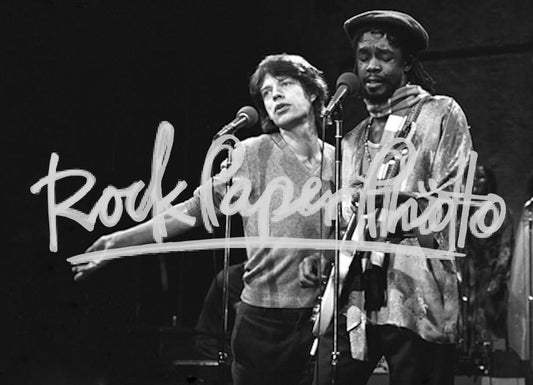 Mick Jagger and Peter Tosh by Lisa Tanner