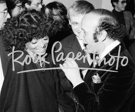 Diana Ross and Clive Davis by Lisa Tanner
