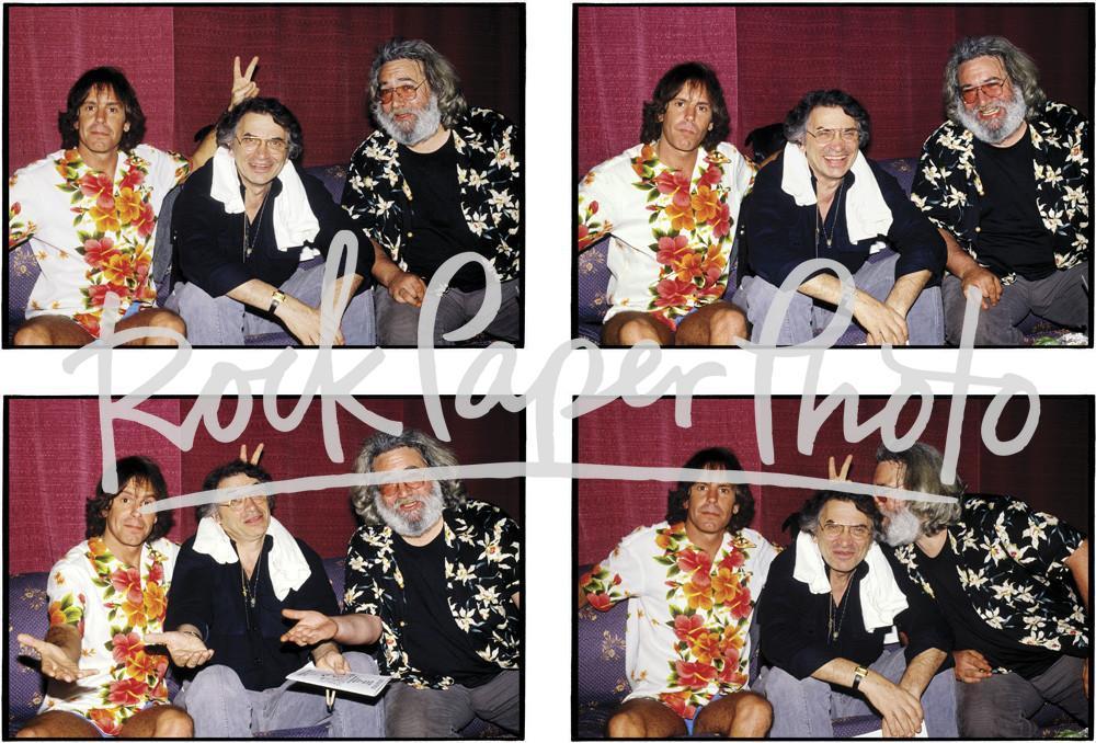 Grateful Dead and Bill Graham by Jay Blakesberg
