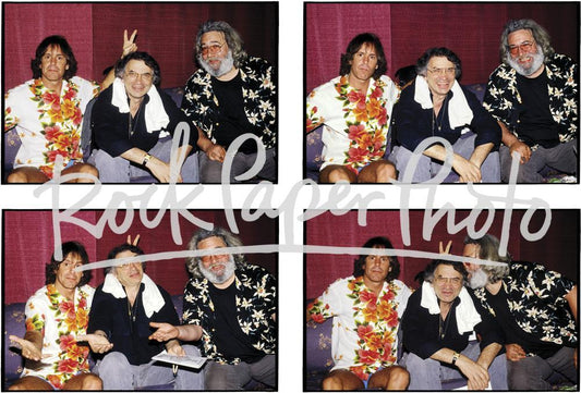 Grateful Dead and Bill Graham by Jay Blakesberg