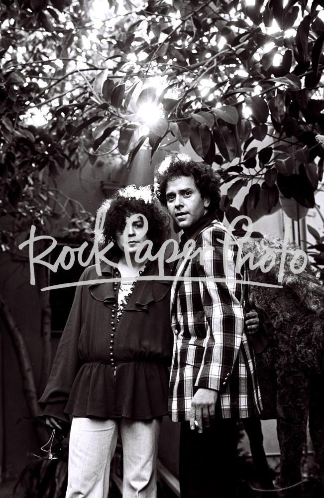 Marc Bolan and Neil Bogart by James Fortune