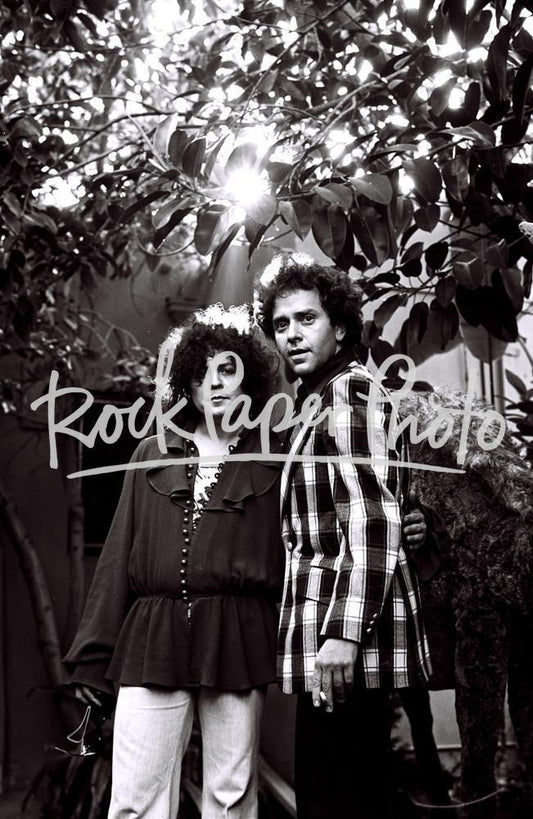 Marc Bolan and Neil Bogart by James Fortune