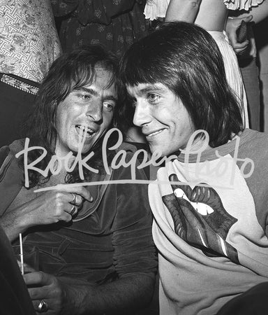 Alice Cooper and Iggy Pop by James Fortune