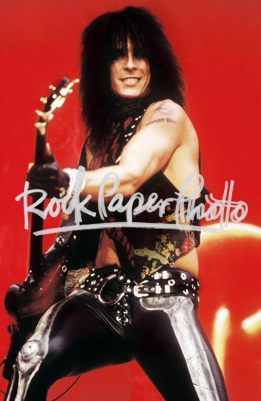 Nikki Sixx of Motley Crue, Moscow 1989