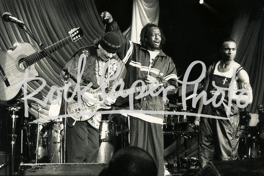 Carlos Santana & Wyclef Jean by Sam Erickson