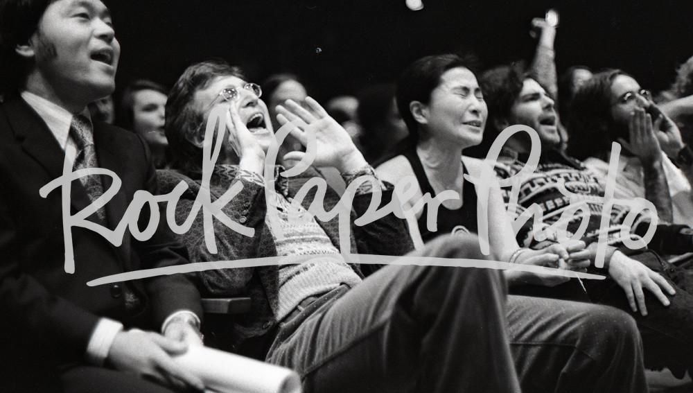 John Lennon, Yoko Ono, and Jerry Ruben by Chuck Pu