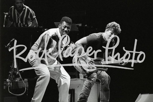 Clarence Clemons & Bruce Springsteen by Kevin Mazu