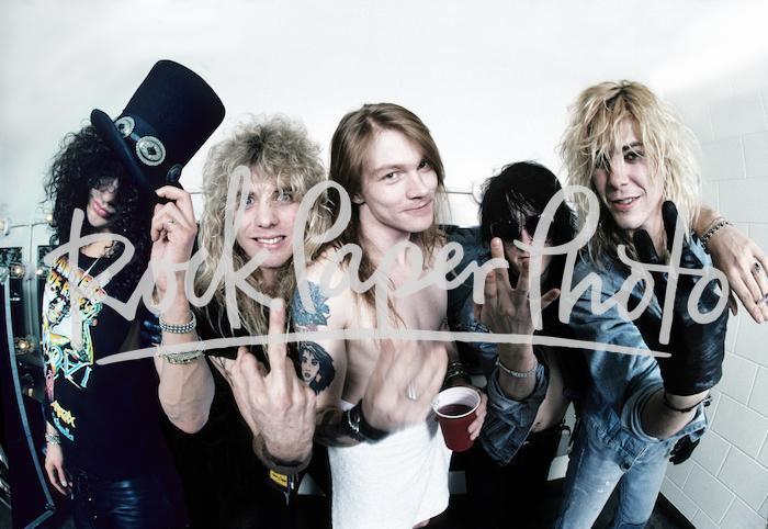 Guns N' Roses by Mark Weiss, 1987