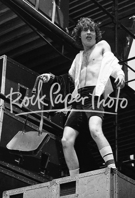 Angus Young by Dean Simmon