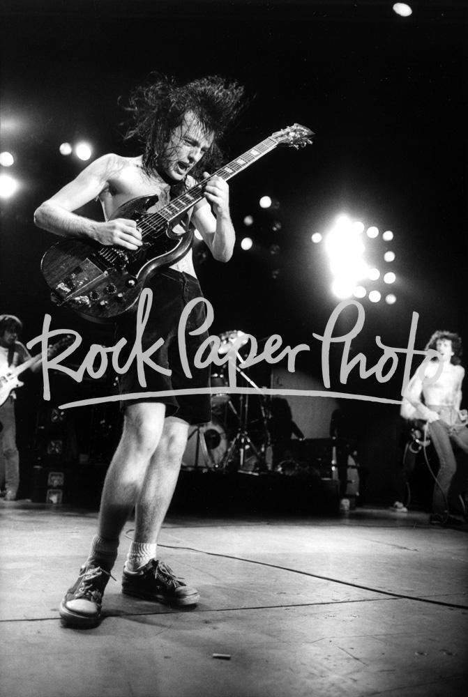 Angus Young by Neil Zlozower
