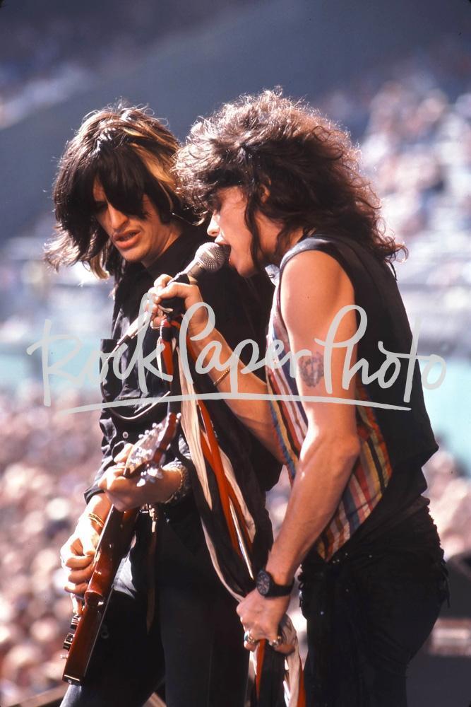 Joe Perry and Steven Tyler by Neil Zlozower