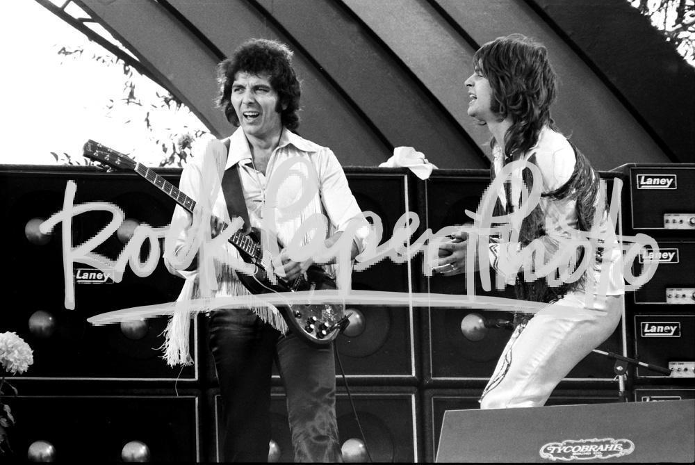 Ozzy Osbourne and Tony Iommi by Neil Zlozower