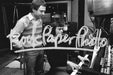 Robert Fripp and Peter Gabriel by Lisa Tanner