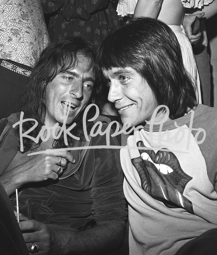 Alice Cooper and Iggy Pop by James Fortune