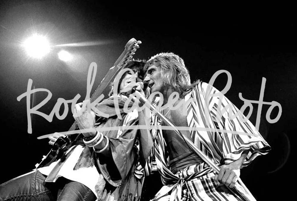Rod Stewart and Ronnie Wood by Robert M. Knight