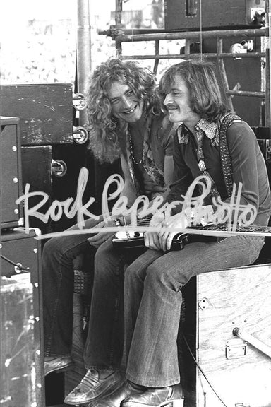 Robert Plant & John Paul Jones by James Fortune