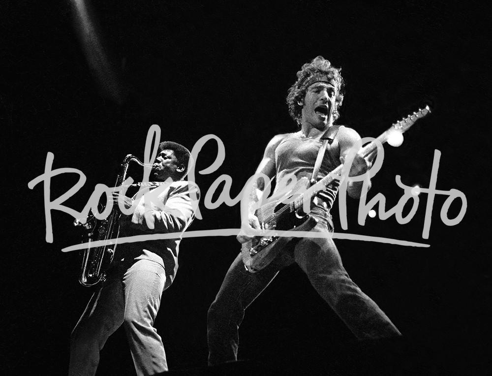 Bruce Springsteen & Clarence Clemons by Art Meripo