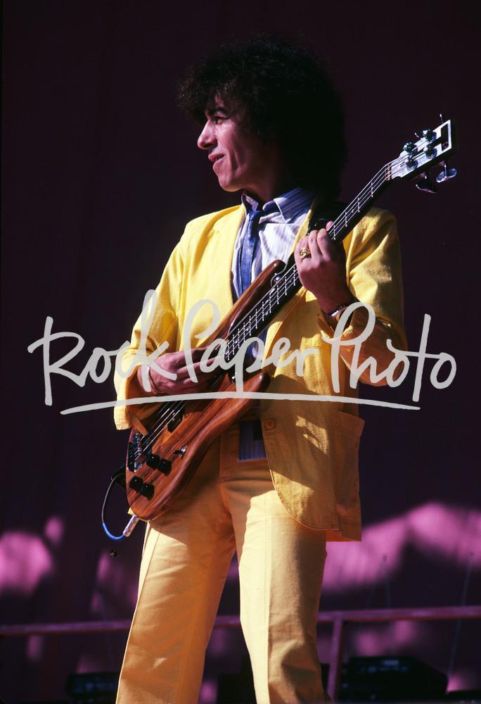 Bill Wyman of The Rolling Stones, Philadelphia 198