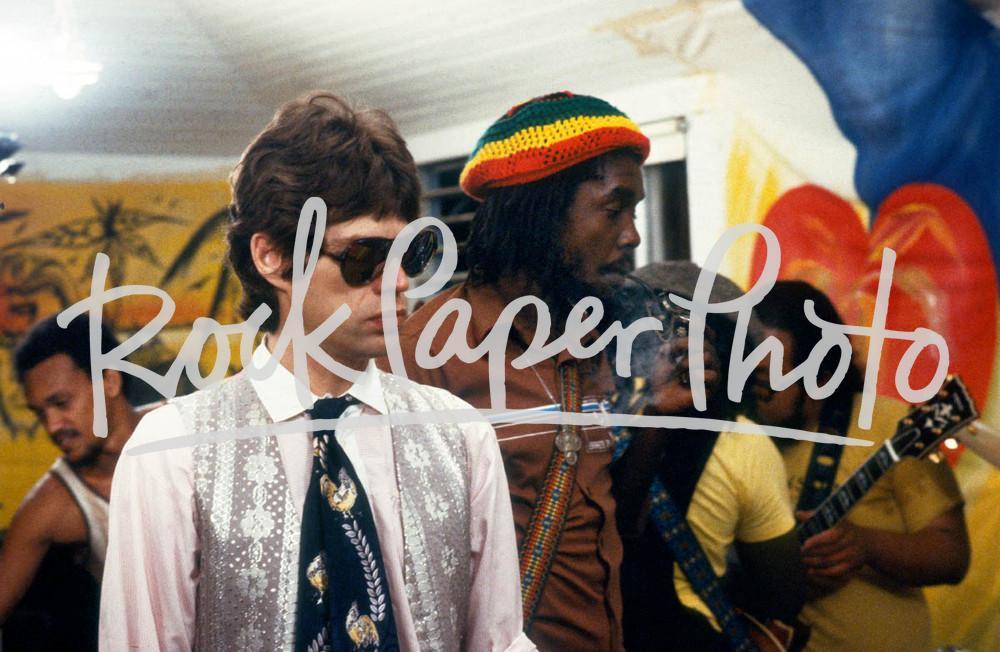 Peter Tosh & Mick Jagger, Jamaica 1978 — Rock Paper Photo Official
