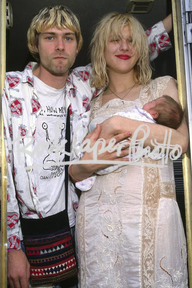 Kurt Cobain, Courtney Love & Frances Bean Cobain b