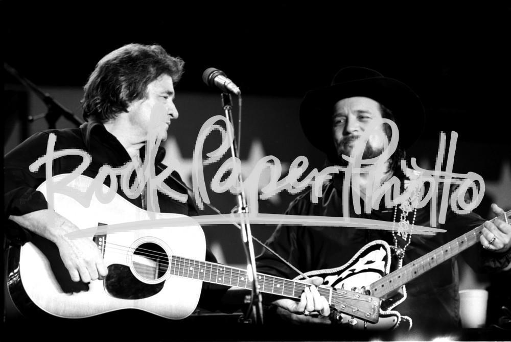 Johnny Cash & Waylon Jennings, Champaign 1985