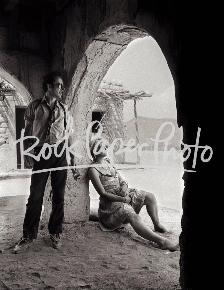 Courtney Love and Joe Strummer by Adrian Boot