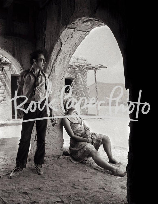 Courtney Love and Joe Strummer by Adrian Boot