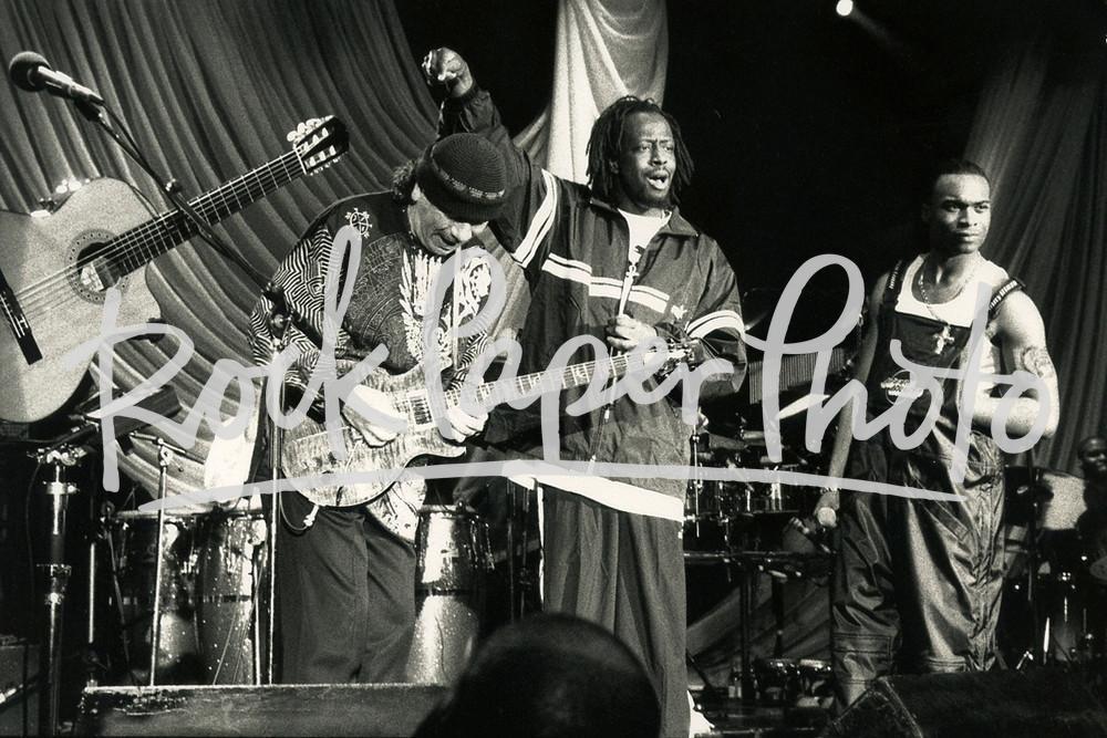 Carlos Santana & Wyclef Jean by Sam Erickson