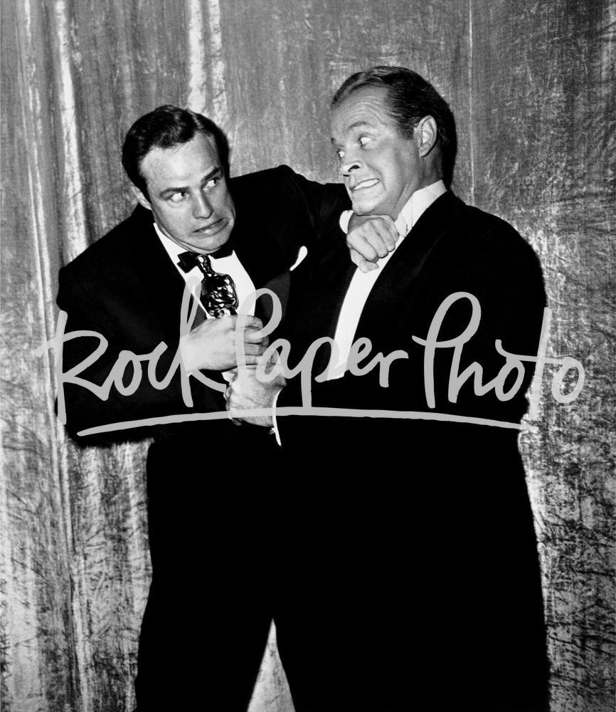 Marlon Brando and Bob Hope by Frank Worth