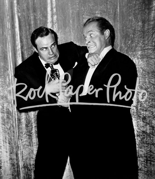 Marlon Brando and Bob Hope by Frank Worth