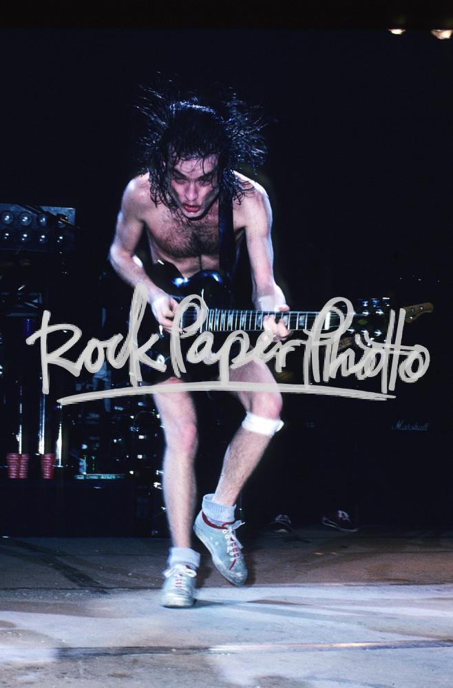 Angus Young by Mark Weiss, 1984
