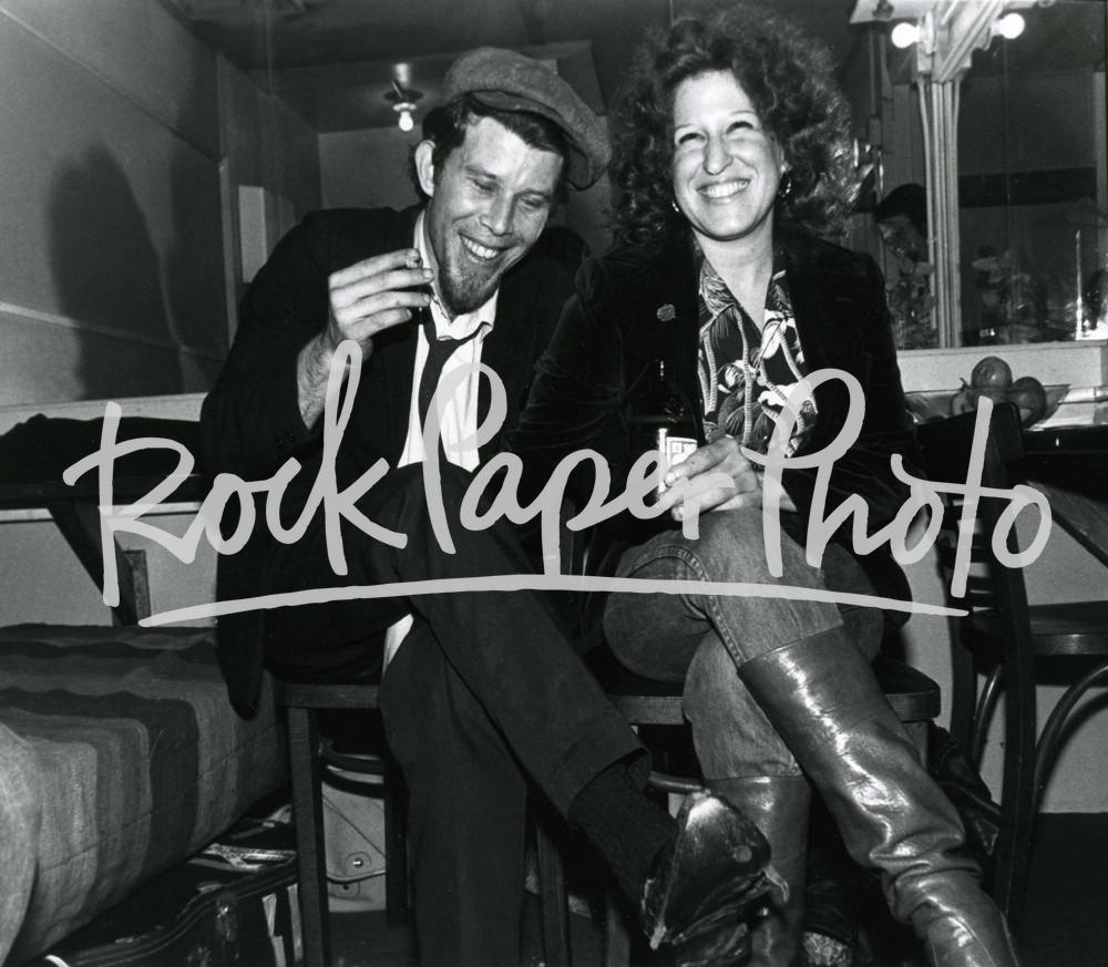 Tom Waits & Bette Midler by Chuck Pulin