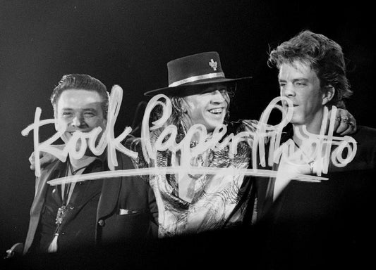 Stevie Ray Vaughan, Jimmie Vaughan and Chris Layto