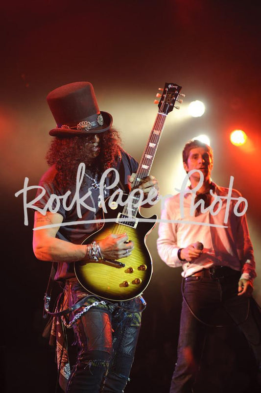 Slash & Perry Farrell by Taso Hountas