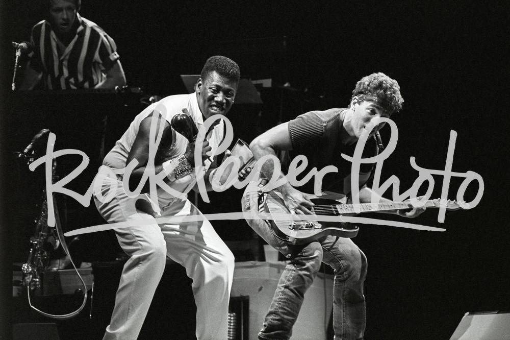 Clarence Clemons & Bruce Springsteen by Kevin Mazu