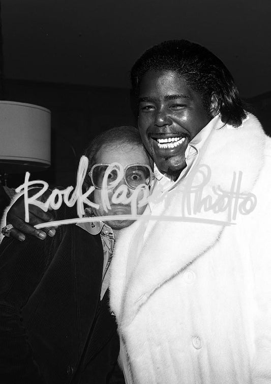 Elton John & Barry White by James Fortune